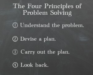 four principles one poster chalkboard