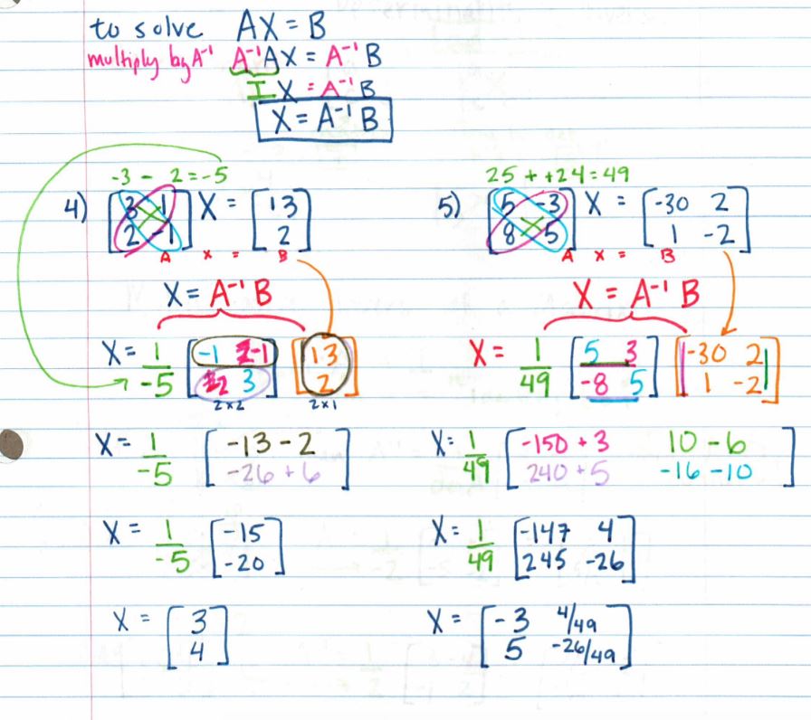  Matrix Multiplication Worksheet Doc worksheet 